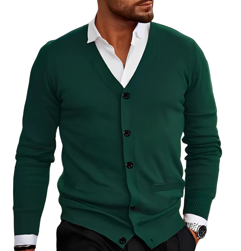 Arvion | Stilvolle und bequeme Herren Freizeit-Strickjacke