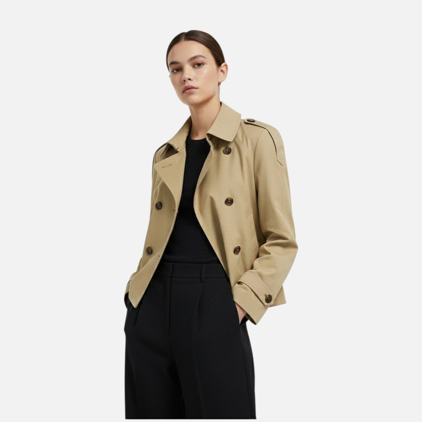 Emilia | Stilvoll und modern Kurzer Trenchcoat für Damen
