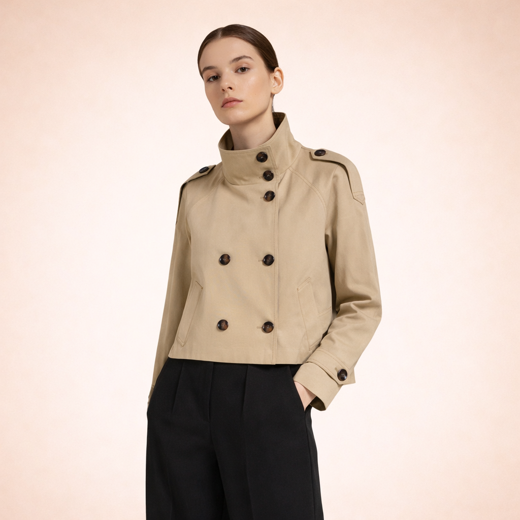 Emilia | Stilvoll und modern Kurzer Trenchcoat für Damen
