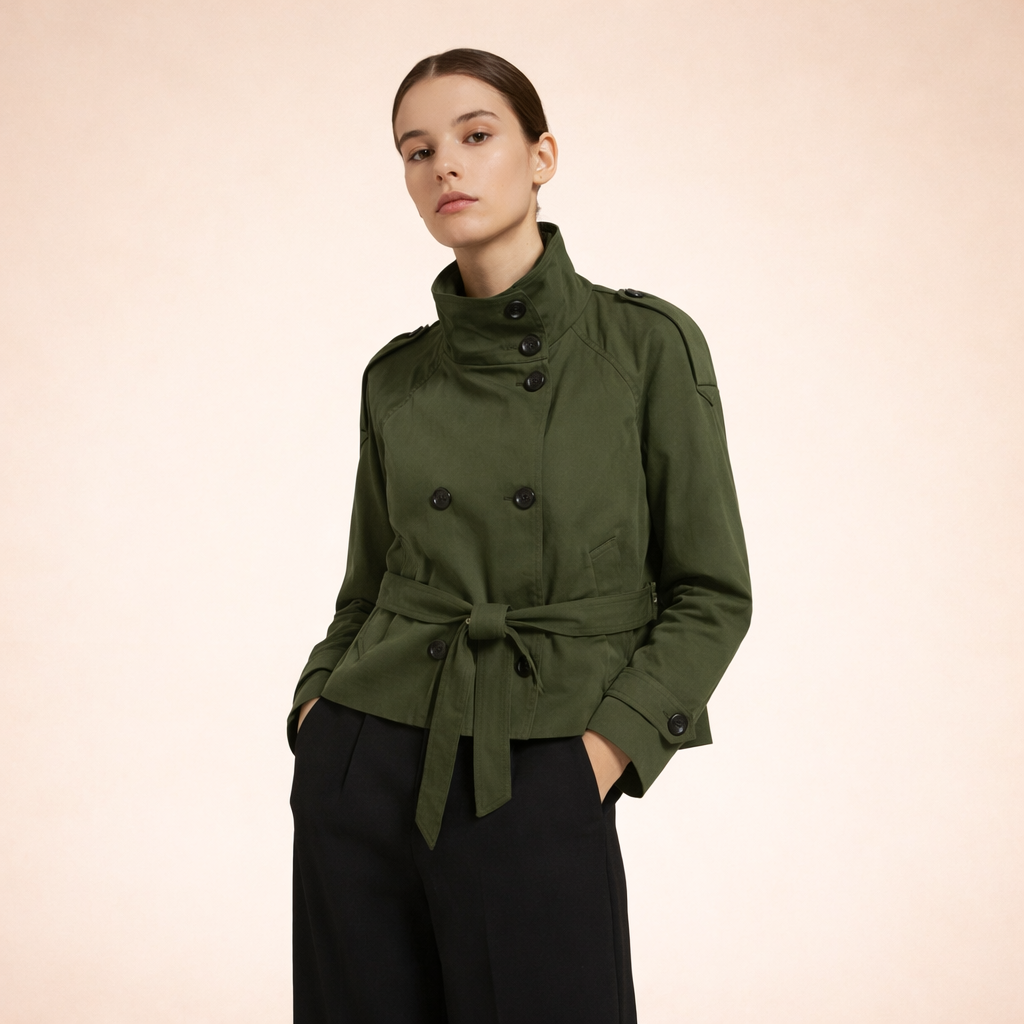 Emilia | Stilvoll und modern Kurzer Trenchcoat für Damen