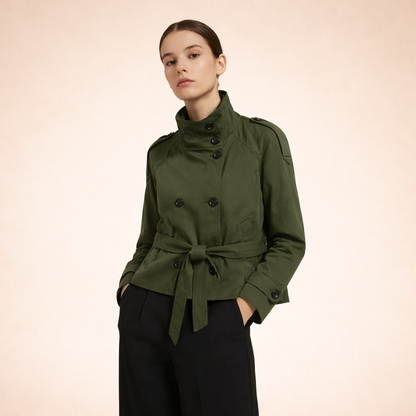 Emilia | Stilvoll und modern Kurzer Trenchcoat für Damen