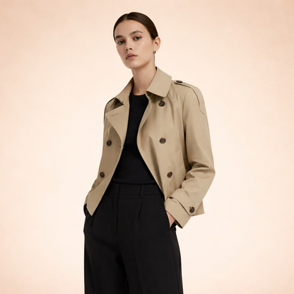 Emilia | Stilvoll und modern Kurzer Trenchcoat für Damen