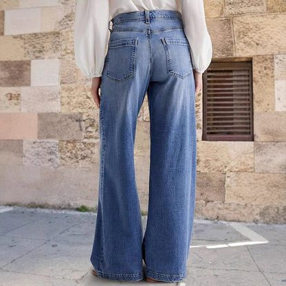 Mandy | Vintage & Bequeme Damenjeans im Wide Leg Stil