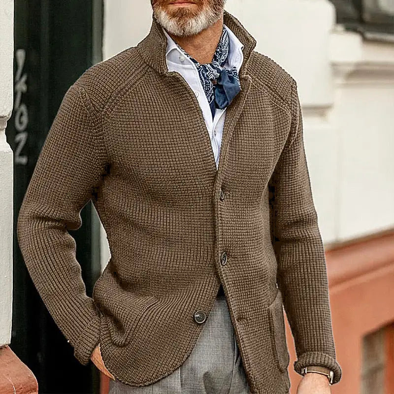 Erik | Vielseitige Strickjacke für Herren