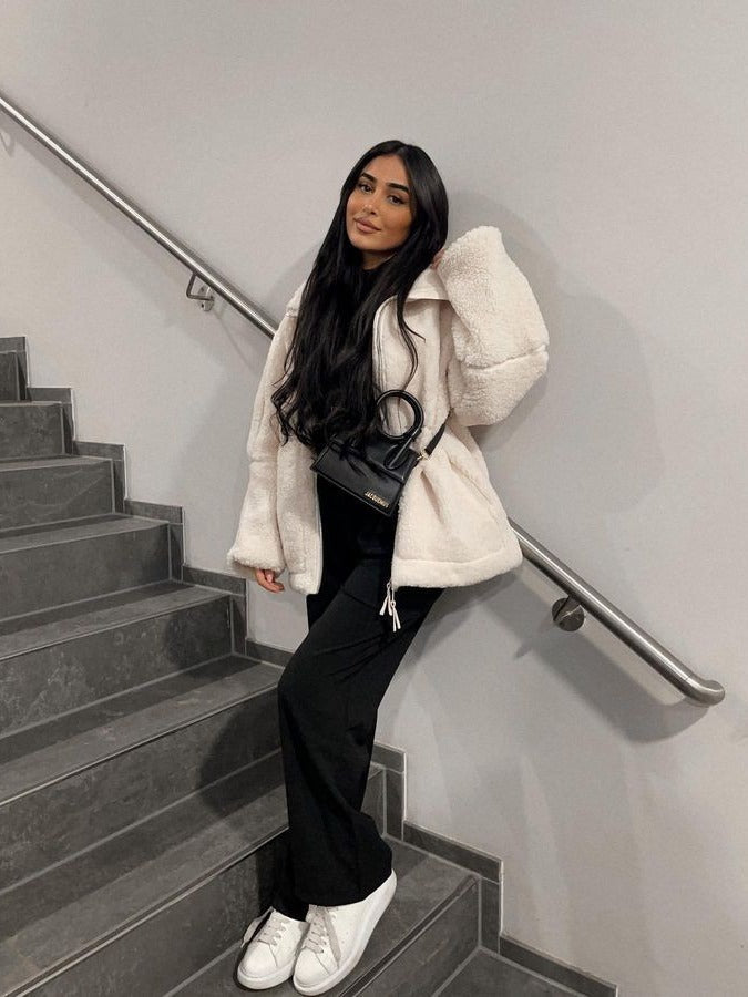Isabella | stylisch Oversized Fleecejacke für Damen