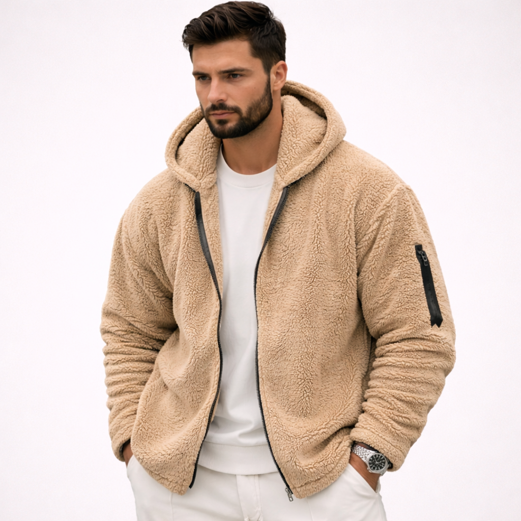 Edsel | Warme und stilvolle Herren-Winterjacke für kalte Tage