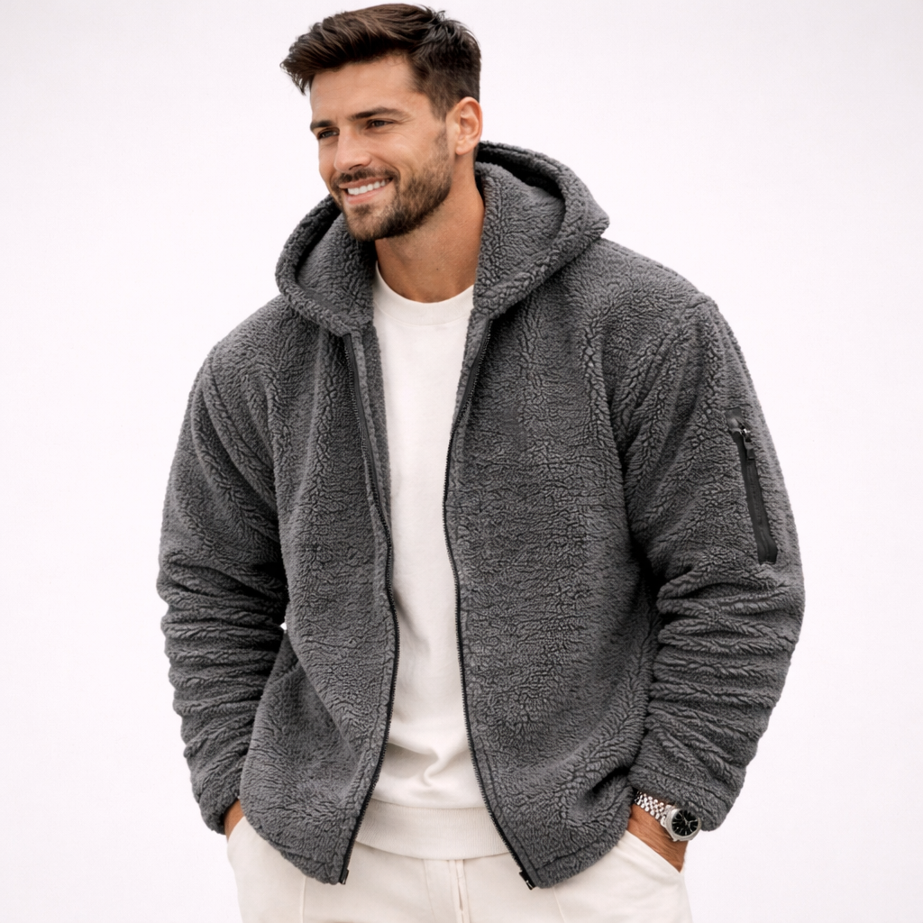 Edsel | Warme und stilvolle Herren-Winterjacke für kalte Tage