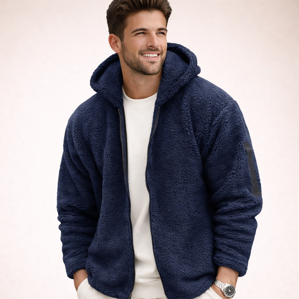 Edsel | Warme und stilvolle Herren-Winterjacke für kalte Tage