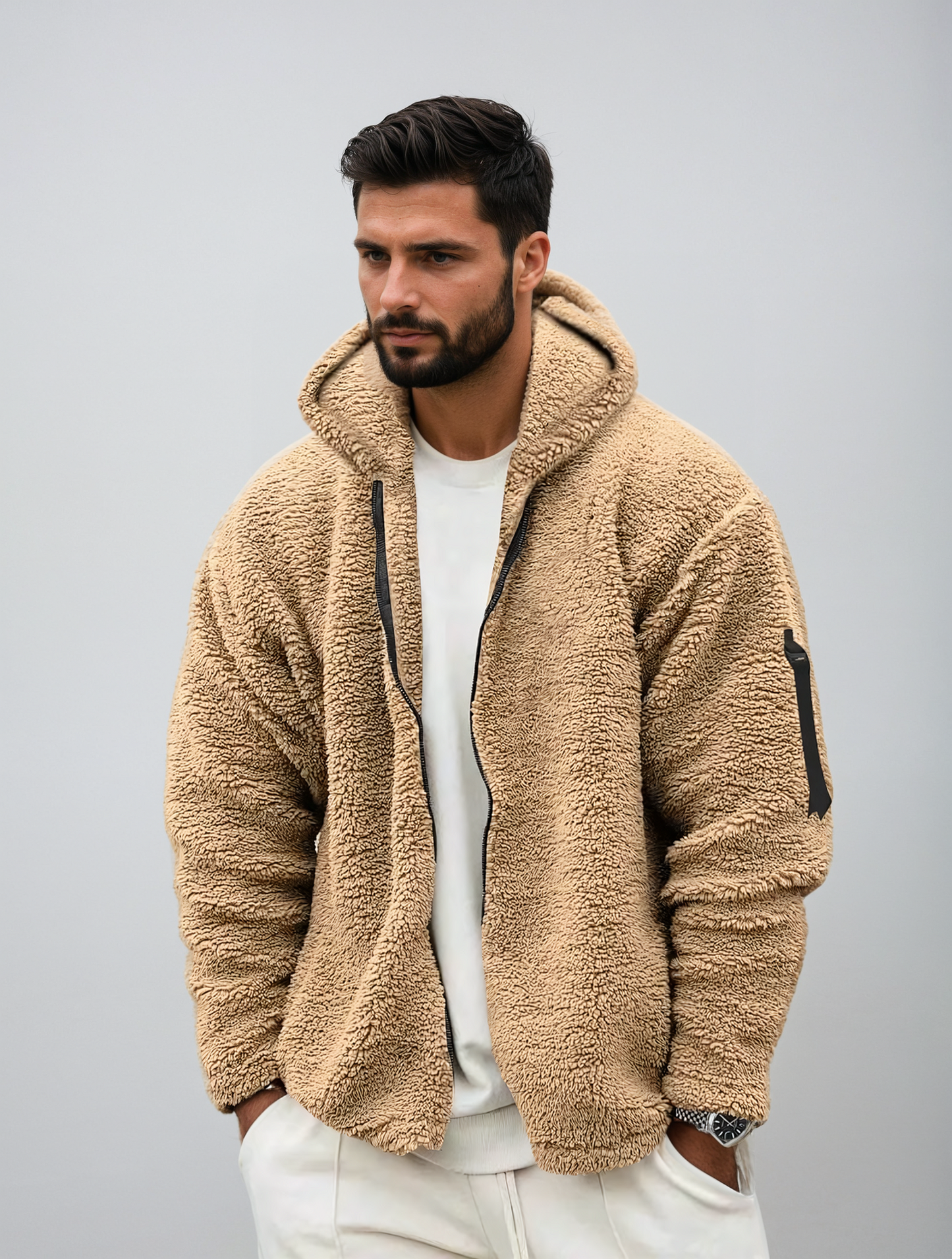 Edsel | Warme und stilvolle Herren-Winterjacke für kalte Tage