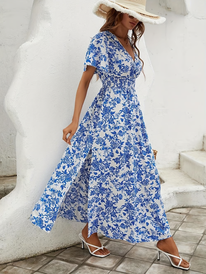 Karoline | Elegantes und leichtes, fließendes Maxikleid