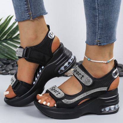 Lina | Orthopädische Keilabsatz-Sandalen
