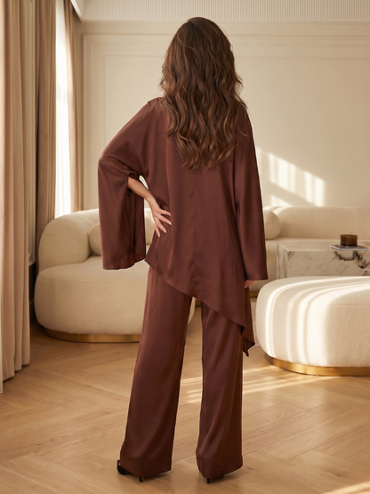 Elise | Elegantes fließendes Tunika-Set mit Wide-Leg-Hose