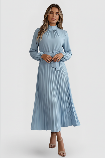 Angelika | Elegantes und bequemes Midikleid mit Falten