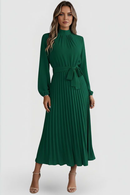 Angelika | Elegantes und bequemes Midikleid mit Falten