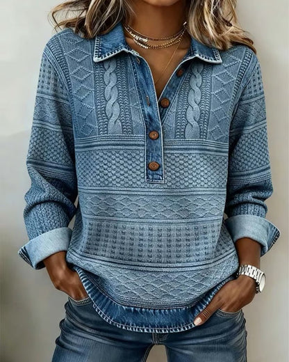 Lisa | Eleganter und bequemer Zopfmuster-Pullover