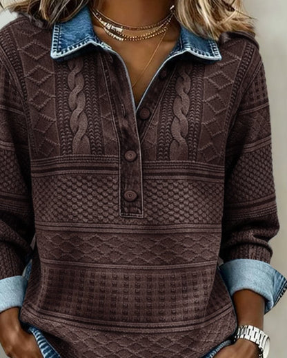 Lisa | Eleganter und bequemer Zopfmuster-Pullover