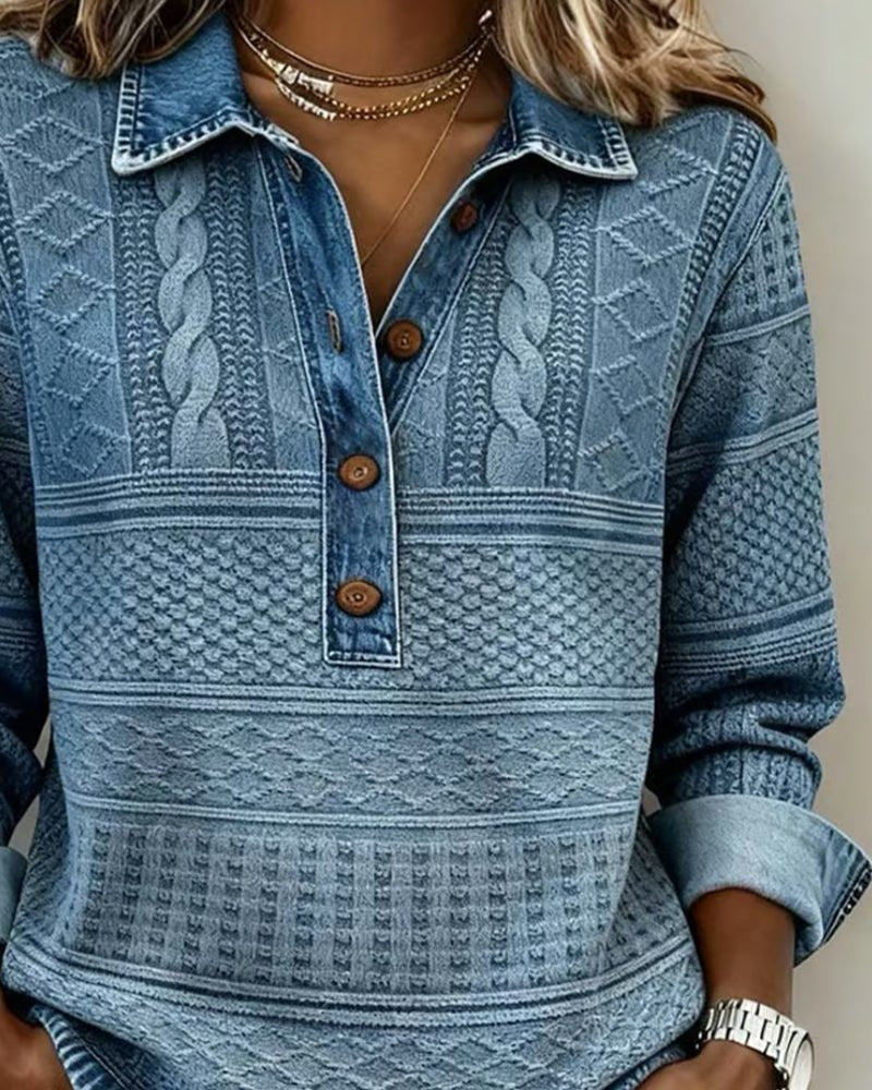 Lisa | Eleganter und bequemer Zopfmuster-Pullover