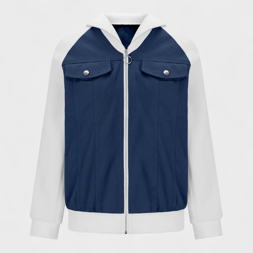 Anna | Wärmende Denim Sherpa Winterjacke Damen