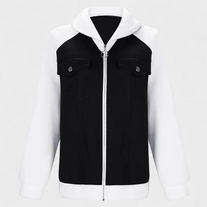 Anna | Wärmende Denim Sherpa Winterjacke Damen