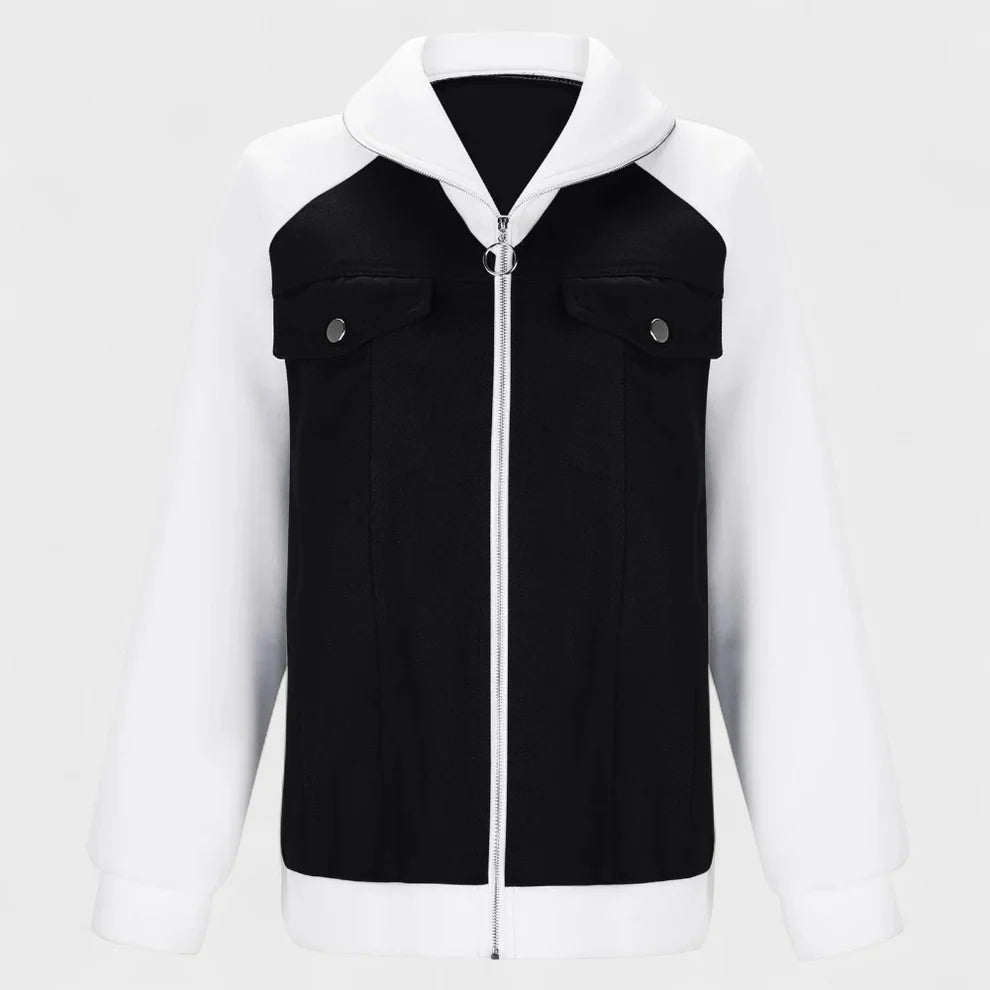Anna | Wärmende Denim Sherpa Winterjacke Damen