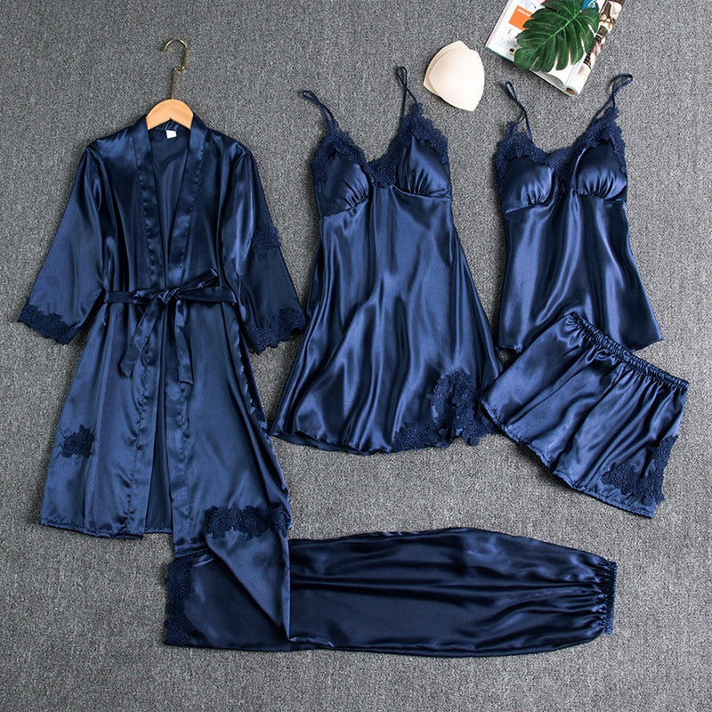 Anke | Elegantes Spitzen-Pyjama-Set für Damen
