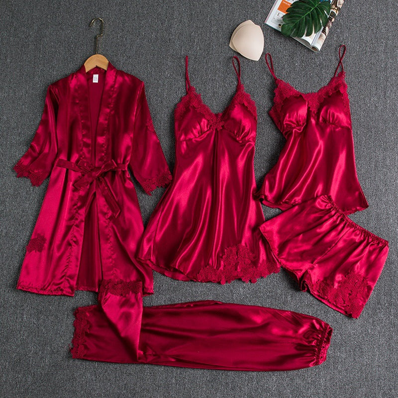 Anke | Elegantes Spitzen-Pyjama-Set für Damen