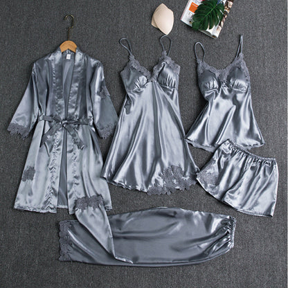 Anke | Elegantes Spitzen-Pyjama-Set für Damen