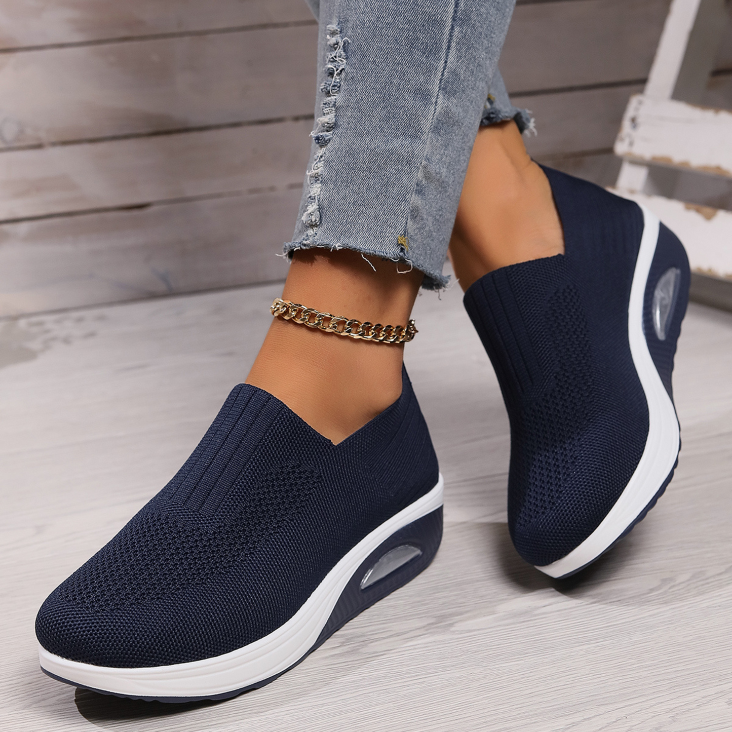 Barbara | Bequeme Damen-Sneaker zum Hineinschlüpfen