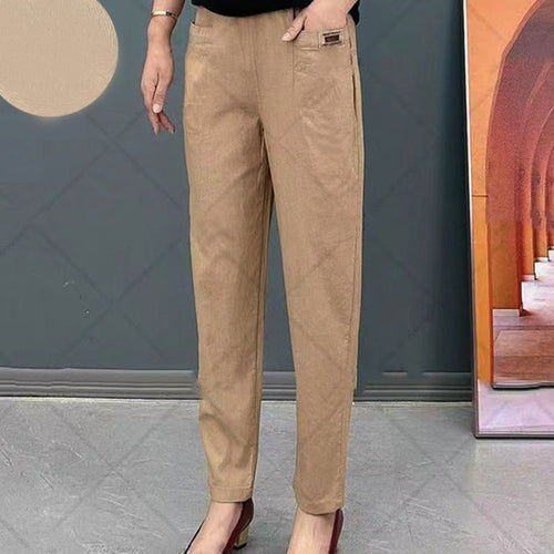 Juliane | Stilvolle und atmungsaktive Baumwollhose