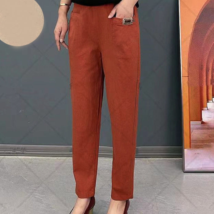 Juliane | Stilvolle und atmungsaktive Baumwollhose