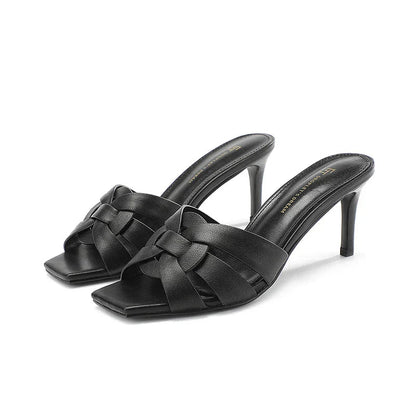 Luise | Elegante Damen-Mules mit Schleifenakzent