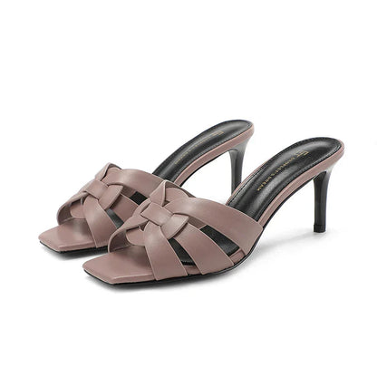 Luise | Elegante Damen-Mules mit Schleifenakzent