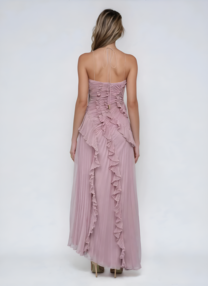 Livia | Trendiges asymmetrisches Maxikleid für Damen