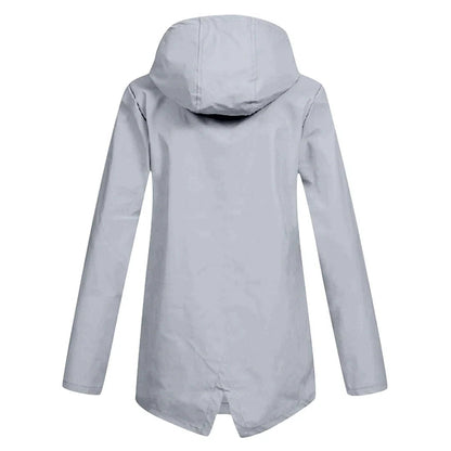 Julia | Stilvolle und bequeme lange Regenjacke