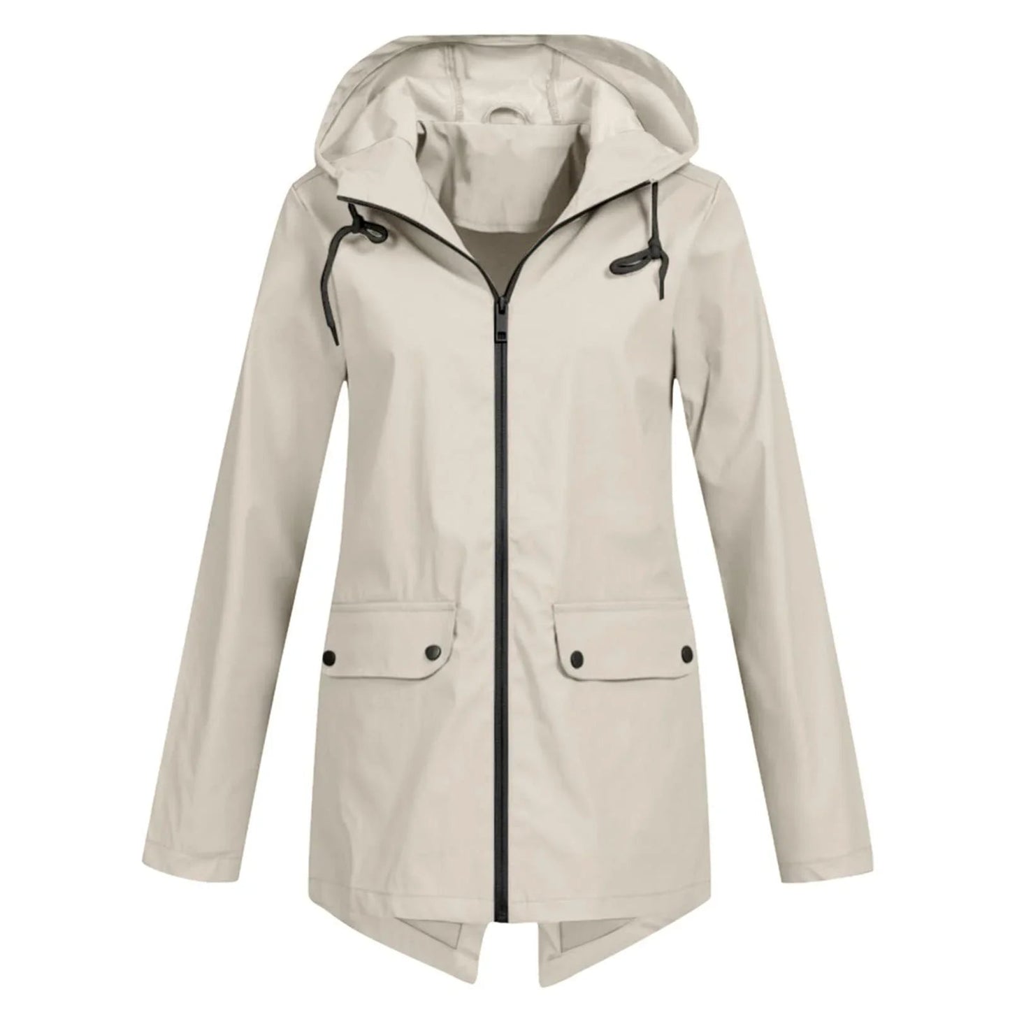 Julia | Stilvolle und bequeme lange Regenjacke