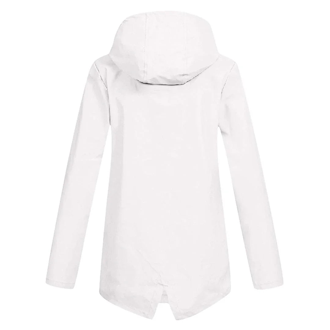 Julia | Stilvolle und bequeme lange Regenjacke