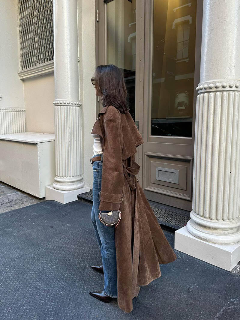 Farnza | Eleganter und bequemer, luxuriöser Trenchcoat