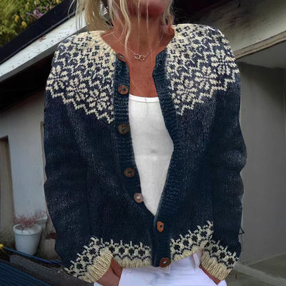 Anke | Grobstrick-Strickjacke mit Taschen