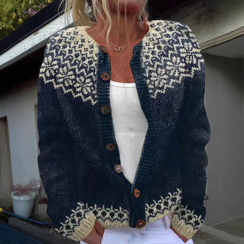 Anke | Grobstrick-Strickjacke mit Taschen