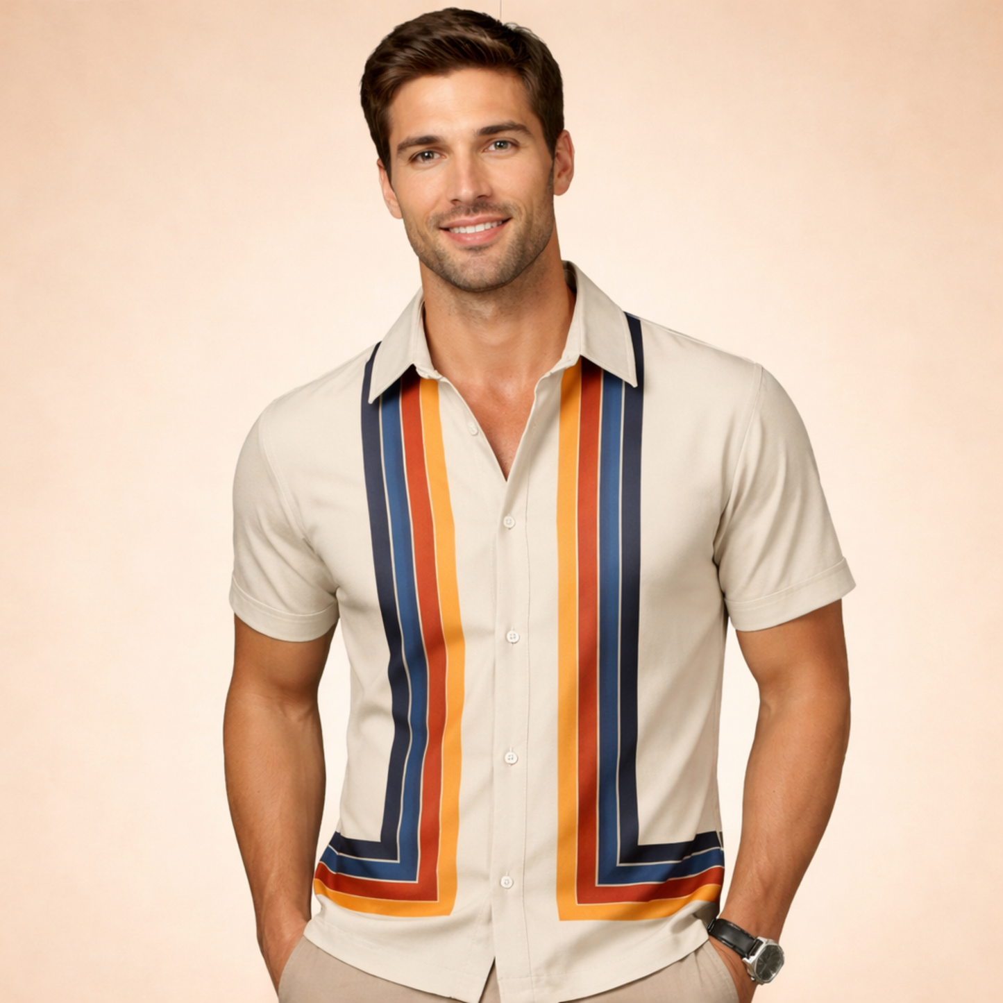 Joshua | Retro-Hemd im Vintage-Stil