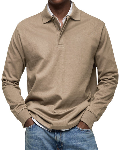 Daan | Elegantes Langarm-Polo für modernen Komfort