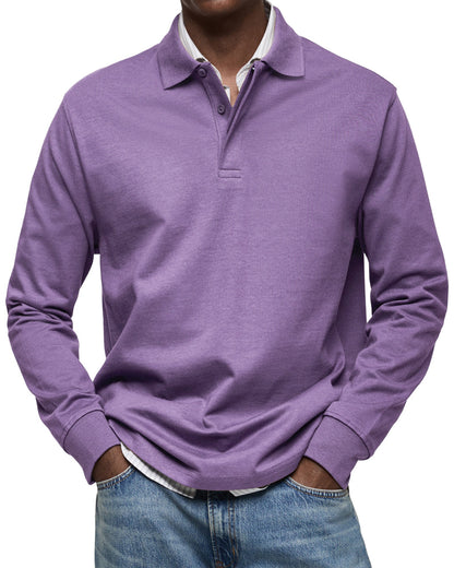 Daan | Elegantes Langarm-Polo für modernen Komfort