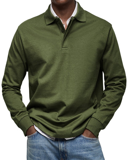 Daan | Elegantes Langarm-Polo für modernen Komfort