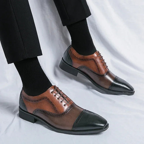 Jürgen | Elegante Oxford-Schuhe aus Leder für besondere Anlässe