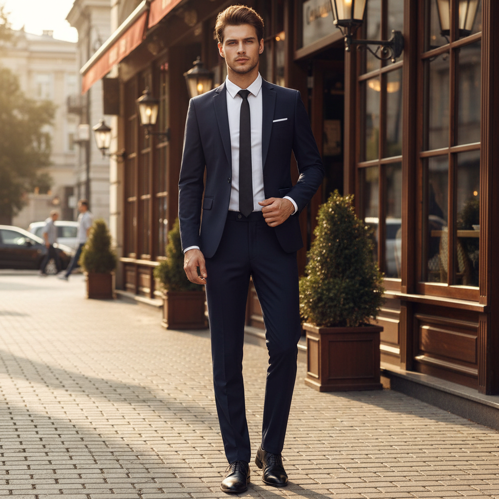 Luca | Eleganter Slim-Fit Herrenanzug Set