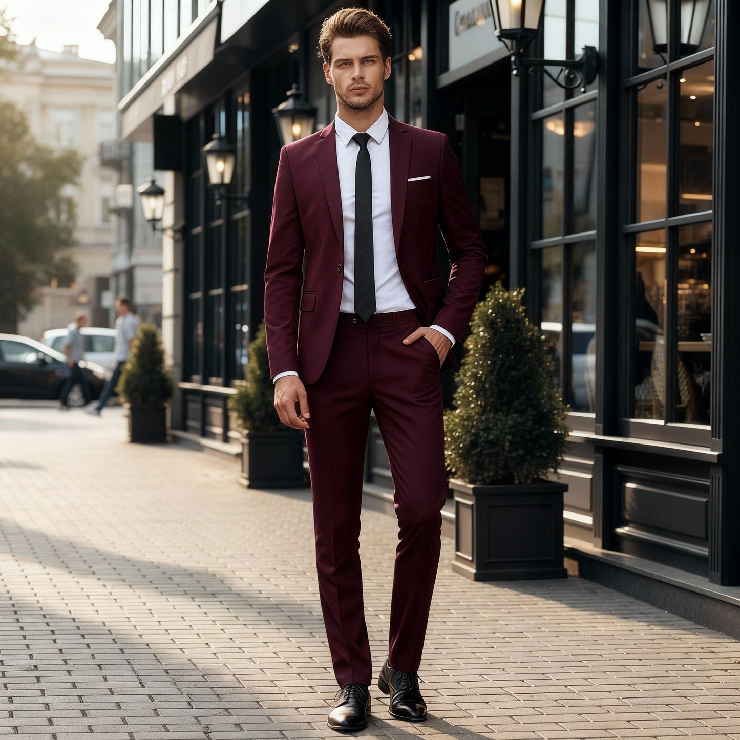 Luca | Eleganter Slim-Fit Herrenanzug Set