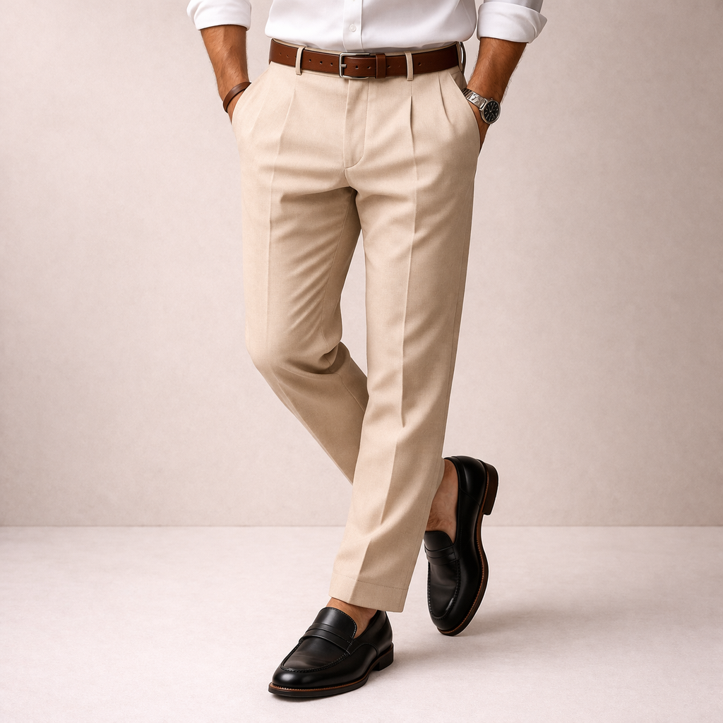 Karl | Elegante und komfortable Nadelstreifenhose für Herren