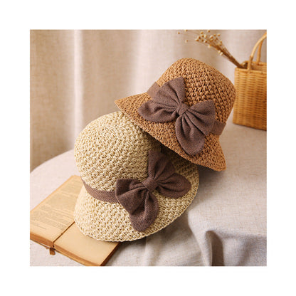 Gabriele | Eleganter, handgefertigter Sonnenhut mit Vintage-Schleife