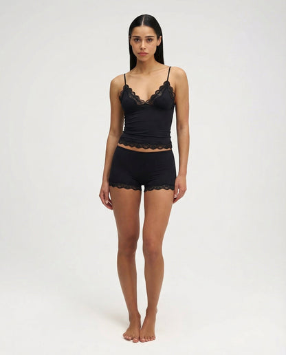 Doreen | Leichtes Loungewear-Set für Damen mit Spitzenbesatz