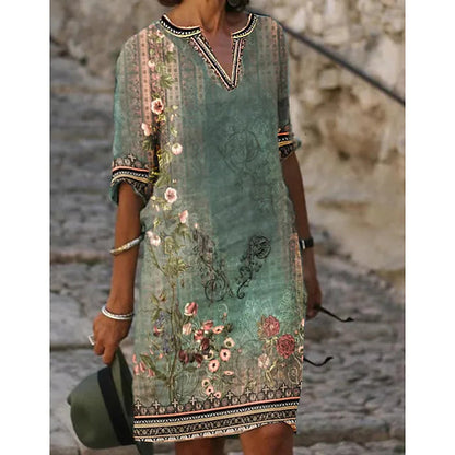 Edda | Stilvolles und bequemes Midikleid für den Sommer
